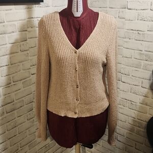 Harper Heritage SZ M Buttondown Sweater